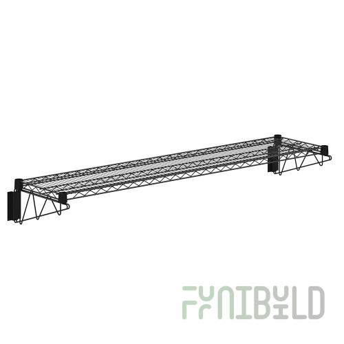 Eagle A1430BL 30 Inch Add-A-Shelf Adjustable Shelf Wire Black Epoxy Finish