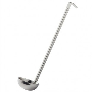 Vollrath 46814 4 Oz Ladle Stainless Steel One-Piece with Grooved Hooked Handle