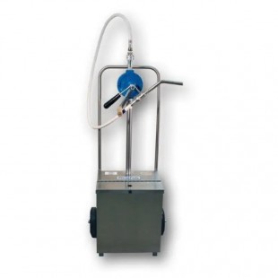 Resfab OM-80 Oil Caddy Hand Operated Hot Oil Pump 115 Lb. Oil Capacity