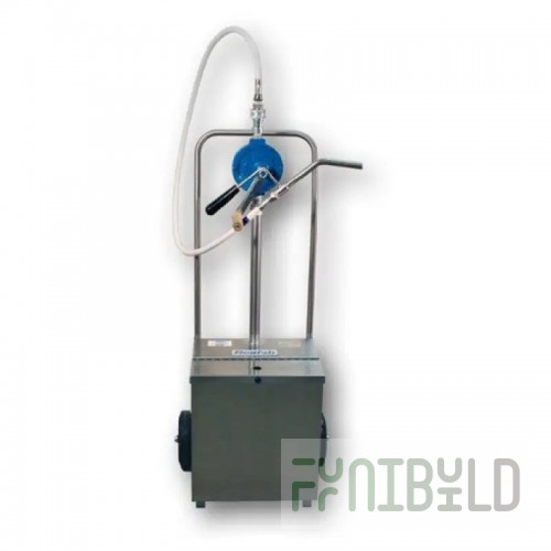 Resfab OM-80 Oil Caddy Hand Operated Hot Oil Pump 115 Lb. Oil Capacity