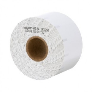 AllPoints 81858 13 Inch Sticky Receipt Label with High-adhesion Backing