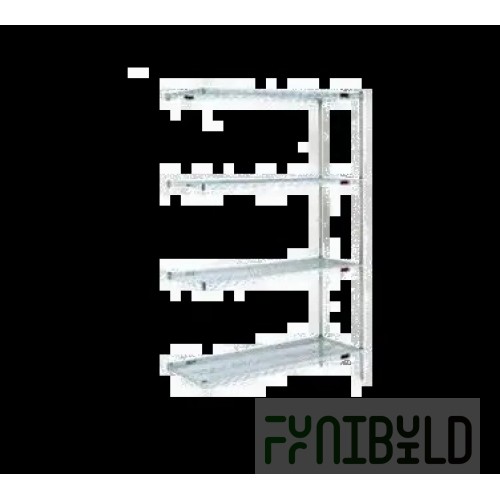 Eagle A4-63-2430E 30 Inch Add-On Shelving Unit 4 Tier Wire Epoxy Coated