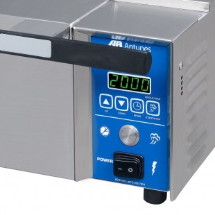 Antunes DFWT-150 20 Inch Deluxe Steam Food Cooker Stainless Steel with Self-Contained Tank