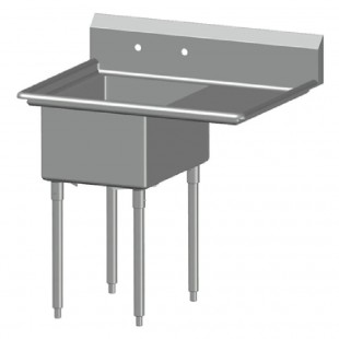 SPG International 3SL20-2D24 Universal Stainless Sink Three Compartment 24