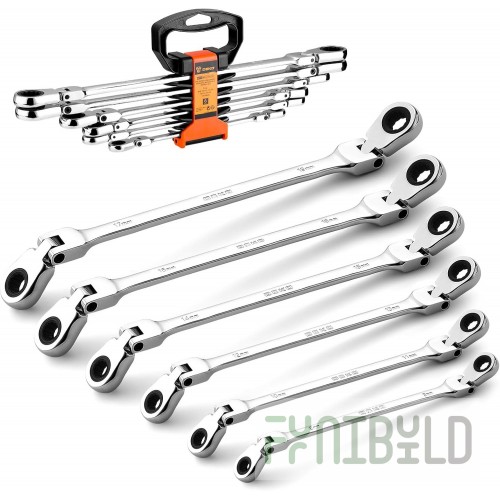 Micro Matic D8ES-CB 10 Inch Alloy Steel Tower Wrench Dual Sided for Nuts