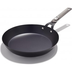Pancake pan (aluminum) d=240mm, with AP coating and removable plastic handle, pack of 6 pcs. art. Sb-240a (Kukmor)