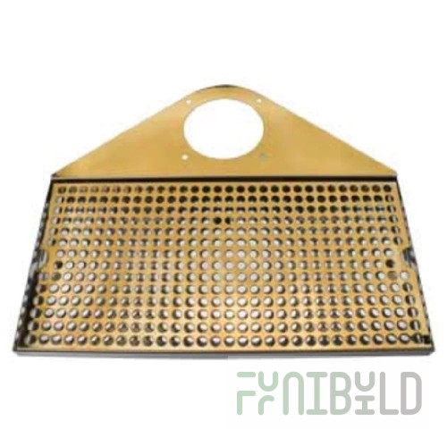 Optional 16 Inch Stainless Steel Drip Tray Trough With Louvered Screen, Micro Matic DP-420LDSSPVD