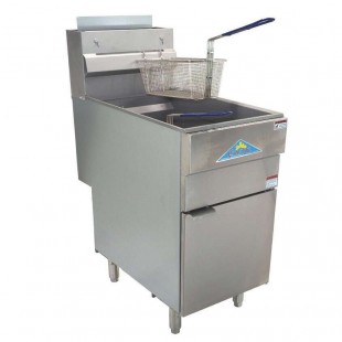 Comstock-Castle GF85-N 21 Inch Deep Fryer Gas Floor Model 75 lb Capacity 150000 BTU
