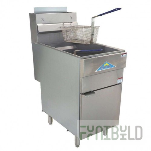 Comstock-Castle GF85-N 21 Inch Deep Fryer Gas Floor Model 75 lb Capacity 150000 BTU