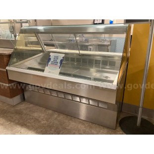 Federal Industries SQROC90 47-3/4 Inch Refrigerated Deli Display Case with Condensate Evaporator Federal Industries SQROC90 47-3/4 Inch Refrigerated Deli Display Case with Condensate Evaporator