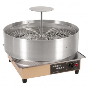 Omcan 13216 12 Inch Adjustable Pedestal Pizza Wrapper Countertop Electric