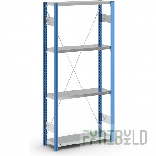 Eagle 2460Z74-5 60 Inch 5-tier Shelving Unit with Zinc Finish