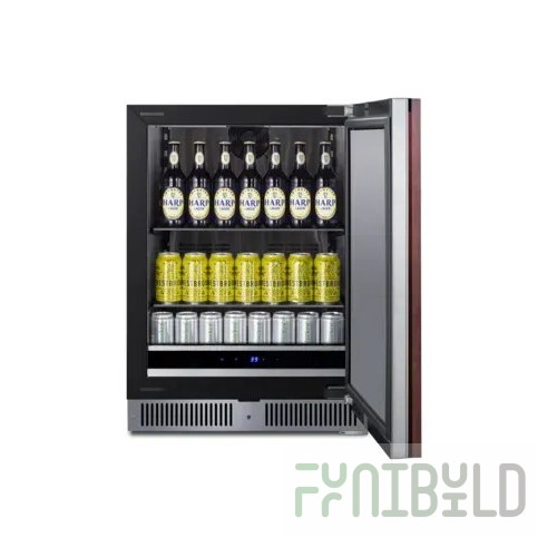 Summit SDHR2444PNR 24 Inch Undercounter All-Refrigerator 3.3 Cu.ft Interior