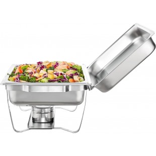 Spring USA 8756-8-28 Buffet Chafing Dish 4 Qt Matte Black
