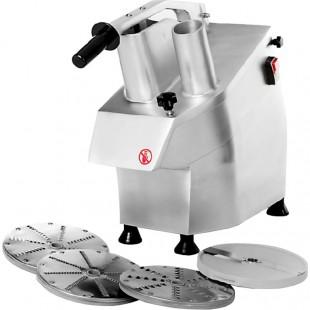 Vegetable cutter HURAKAN HKN-FNT (600x240x590, manual loading, 100-300 kg/h, 5 discs: slices 2 and 4 in)