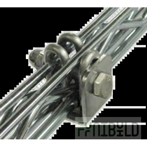 Eagle A200012 S-Hook Steel Joins Wire Shelf Units End-to-end Back-to-back