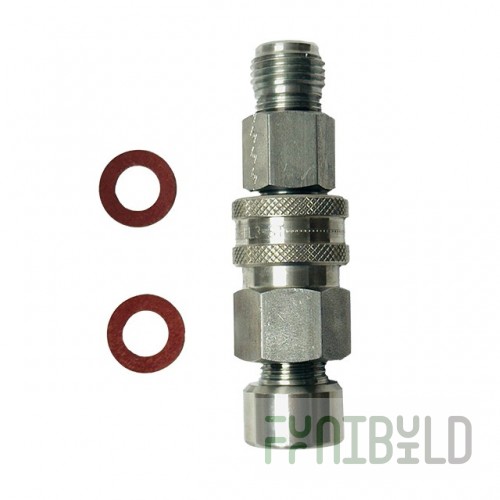 Fisher 75613 Quick Disconnect Stainless Steel Part for Pre-Rinse Faucets