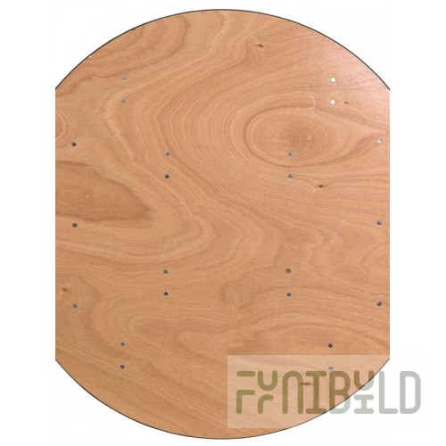 Forbes Industries PLY24RDMXEIC-TBL 24 Inch Round Table with Plywood Top and UV Polycoat Finish