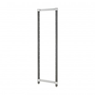 Cambro EXPK2164480 21 Inch Post Kit with Leveling Feet Plastic Gray