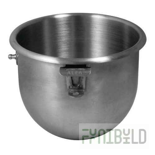 Alfa 12-L VBOWL 12 Quarts Stainless Steel Mixer Bowl for Hobart Legacy