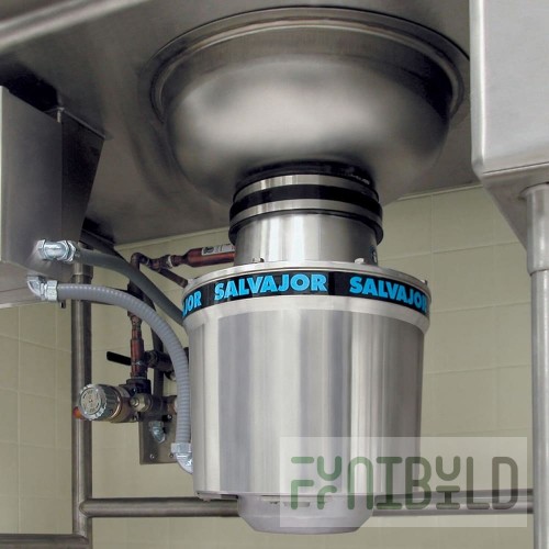Salvajor 100_230/60/1 Disposer 1 Hp Motor All Aluminum Housing with CE UL