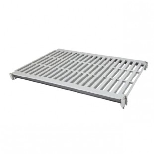 Cambro EXSK1848V4480 48 Inch Vented Shelf Kit with Antimicrobial Protection Speckled Gray