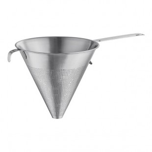 Matfer 017337 9 Inch China Cap Perforated Strainer Stainless Steel with Handle