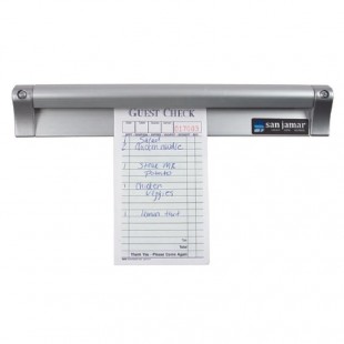 Carlisle CK6512A 12 Inch Anodized Aluminum Check Minder with Glass Marbles