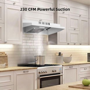 Summit H30RSS 30 Inch Under Cabinet Convertible Exhaust Hood Two-speed Fan
