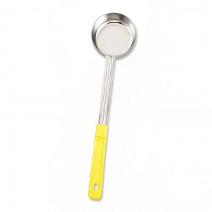 Browne Foodservice 5757450 5 Oz Food Portioner Solid Yellow Stainless Steel Handle