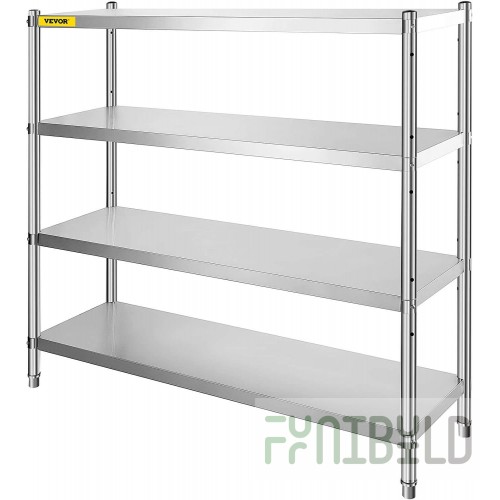 Atlas Metal USB-4 Bottom Shelf Stainless Steel with Durable Design