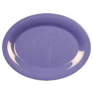 Thunder Group CR213BU 13-1/2 Inch Break-Resistant Melamine Platter Purple