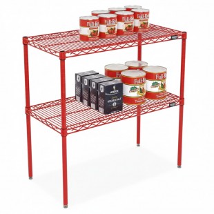 Eagle A1860R 60 Inch Add-A-Shelf Adjustable Wire Shelf with Red Epoxy Finish