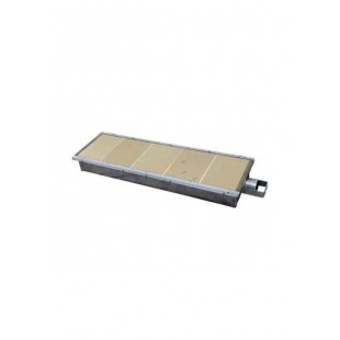 AllPoints 222150 8.5 Inch Infrared Burner Gas with Steel and Ceramic 25000 BTU