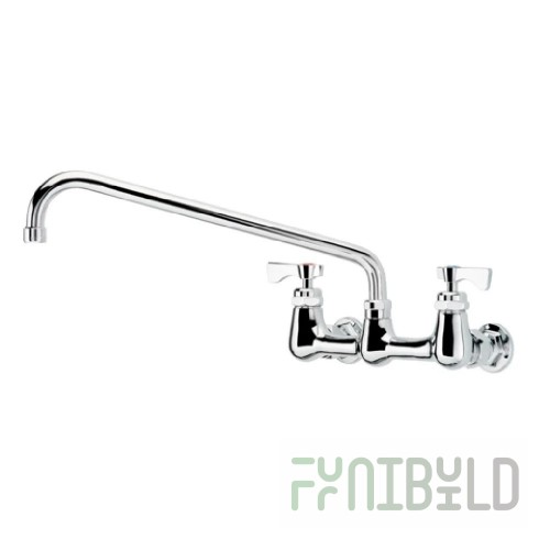 Krowne 15-814L 14 Inch Swing Spout Low Lead Deck Mount Faucet with Check Valves