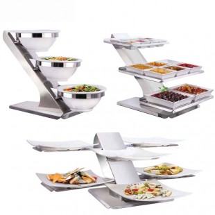 Hobart PLATTER-STAND FM 12 Inch Stainless Steel Platter Stand with Durable Design Hobart PLATTER-STAND FM 12 Inch Stainless Steel Platter Stand with Durable Design