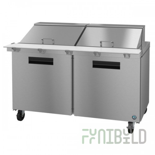 Hoshizaki SR60A-24M 60 Inch Two Section Refrigerated Counter with Cutting Board