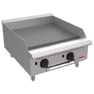 BakeMax BATG24 24 Inch Griddle Gas Countertop 60,000 BTU with Thermostatic Controls BakeMax BATG24 24 Inch Griddle Gas Countertop 60,000 BTU with Thermostatic Controls