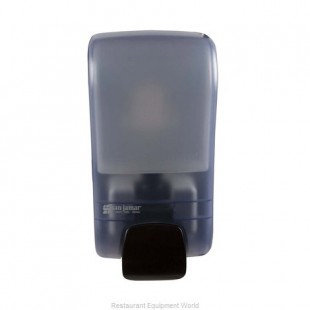 San Jamar S1300TBL 5 Inch Ice Soap Dispenser Manual Arctic Blue Plastic