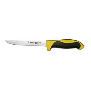 Dexter Russell S360-6FY-PCP 6 Inch Narrow Flexible Blade Boning Knife Yellow Handle