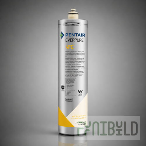 Everpure EV969221@2 3.25 Inch Water Filter Cartridge Reduces Cysts Chlorine Taste Odors