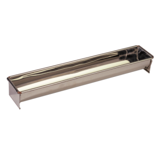 JB Prince M169 A 13-3/4 Inch Buche De Noel Mold Tinned Steel 3 Cups