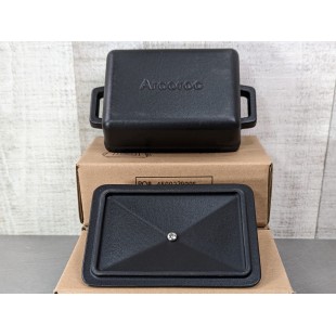Arc Cardinal FJ512 12 Oz Cast Iron Dutch Oven Rectangular with Lid Black Arc Cardinal FJ512 12 Oz Cast Iron Dutch Oven Rectangular with Lid Black