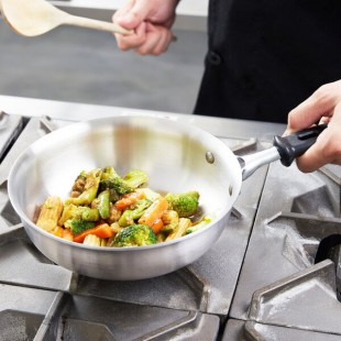 Vollrath 77791 2 Quart Sauce Pan Induction Ready Tapered Stainless Steel Handle Vollrath 77791 2 Quart Sauce Pan Induction Ready Tapered Stainless Steel Handle
