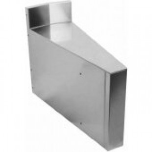 Glastender C-CIWB-20 12 Inch Inside Wedge Corner Fillerboard Stainless Steel with Backsplash