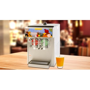 Crathco 3312 19 Inch Countertop Air-cooled Frozen Beverage Dispenser with Dual Flavor