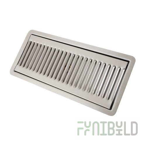 Micro Matic DP-220D-GR 12 Inch Stainless Steel Drip Tray for Glass Rinser