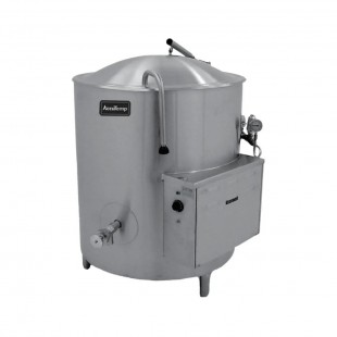 AccuTemp ALLEC-80MV 44 Inch Electric Stationary Kettle Mixer 80 Gallon Stainless Steel with 2 Speed