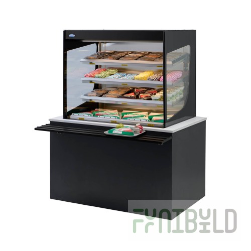 Federal Industries VHSS2460S-SLD 24 Inch Heated Display Case with Independently Controlled Shelves