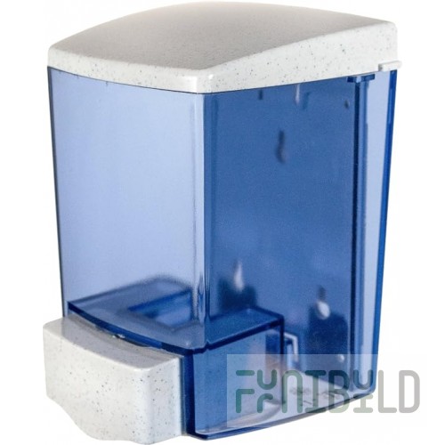 San Jamar S30TBL 30 oz Classic Soap Dispenser Wall Mount Plastic Translucent Arctic Blue